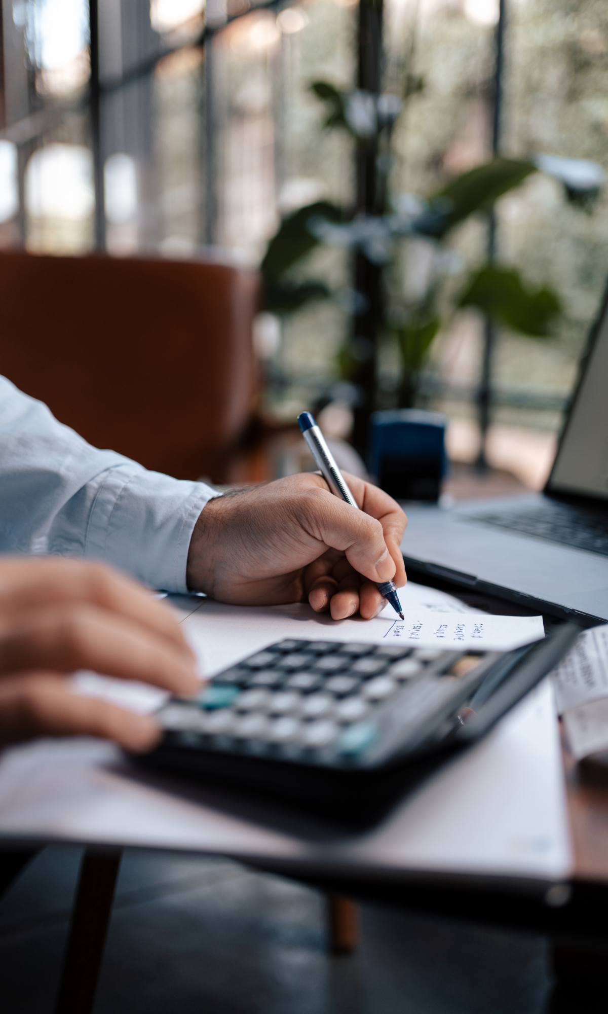 Personal Tax Filing Vertical Image